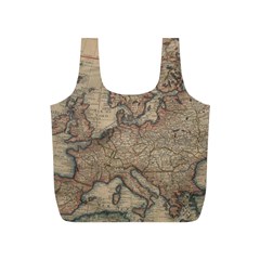 Old Vintage Classic Map Of Europe Full Print Recycle Bag (s) by B30l