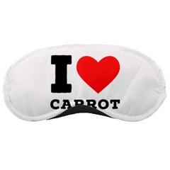 I Love Carrots  Sleeping Mask by ilovewhateva