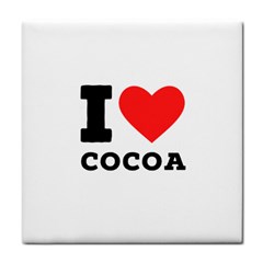 I Love Cocoa Tile Coaster by ilovewhateva