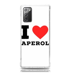 I Love Aperol Samsung Galaxy Note 20 Tpu Uv Case by ilovewhateva