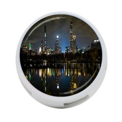 New York Night Central Park Skyscrapers Skyline 4-port Usb Hub (one Side) by Cowasu