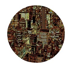 New York City Nyc Skyscrapers Mini Round Pill Box (pack Of 3) by Cowasu