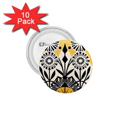 Flowers Pattern 1 75  Buttons (10 Pack) by danenraven