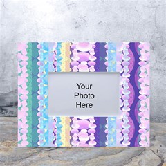 Background Graphic Beautiful Wallpaper Art White Tabletop Photo Frame 4 x6  by danenraven