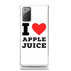 I Love Apple Juice Samsung Galaxy Note 20 Tpu Uv Case by ilovewhateva