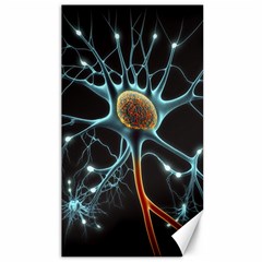 Organism Neon Science Canvas 40  X 72  by Ndabl3x
