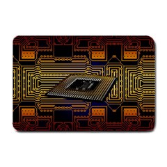 Processor Cpu Board Circuit Small Doormat by Wav3s
