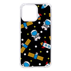 Seamless-adventure-space-vector-pattern-background Iphone 14 Pro Max Tpu Uv Print Case by Wav3s