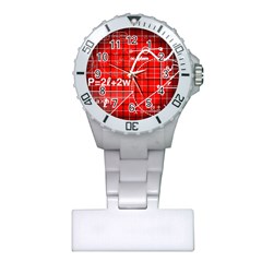 Geometry Mathematics Cube Plastic Nurses Watch by Ndabl3x