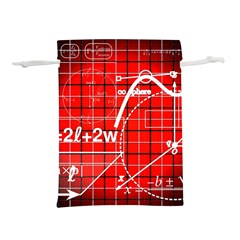 Geometry Mathematics Cube Lightweight Drawstring Pouch (l) by Ndabl3x