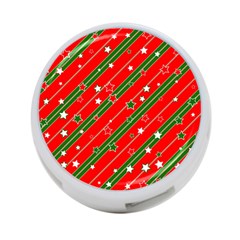 Christmas Paper Star Texture 4-port Usb Hub (two Sides) by Ndabl3x