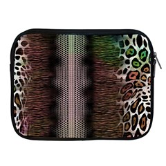 Leopard Animal Shawl Honeycomb Apple Ipad 2/3/4 Zipper Cases by Vaneshop