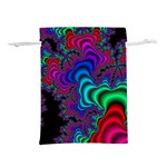 Abstract Piece Color Lightweight Drawstring Pouch (S) Back