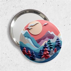 Paper Art Pastel 2 25  Handbag Mirrors by Vaneshop
