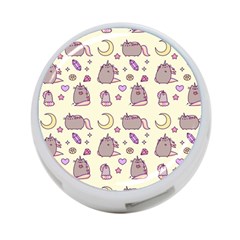 Beautiful Beauty Cartoon Cat 4-port Usb Hub (one Side) by Grandong