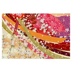 Japanese Kimono Pattern Banner And Sign 6  X 4  by Cowasu