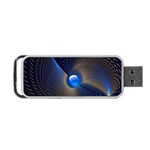 Abstract Background Pattern Portable USB Flash (One Side) Front