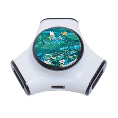 Psychedelic Adventure 3-port Usb Hub by Cowasu