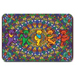 Grateful Dead Pattern Large Doormat by Cowasu