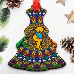 Grateful Dead Pattern Ornament (christmas Tree)  by Cowasu