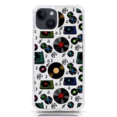 Records Vinyl Seamless Background Iphone 14 Tpu Uv Print Case by Bangk1t