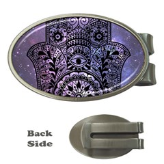 Hamsa Hand Money Clips (oval)  by Bangk1t