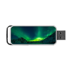 Iceland Aurora Borealis Portable Usb Flash (two Sides) by Cowasu