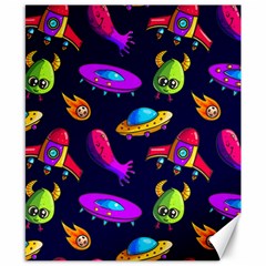 Space Pattern Canvas 8  X 10  by Amaryn4rt