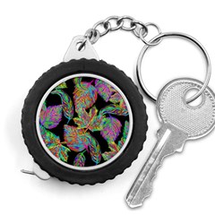Autumn Pattern Dried Leaves Measuring Tape by Simbadda