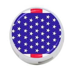 Usa Independence Day July Background 4-port Usb Hub (two Sides) by Vaneshop