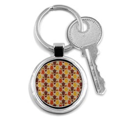 Sea Turtle Sea Life Pattern Key Chain (round) by Dutashop