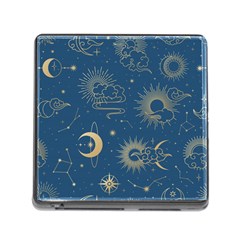 Seamless-galaxy-pattern Memory Card Reader (square 5 Slot) by uniart180623