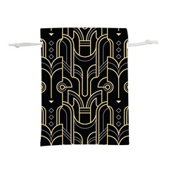 Art-deco-geometric-abstract-pattern-vector Lightweight Drawstring Pouch (m) by uniart180623