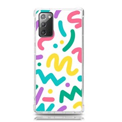 Abstract-pop-art-seamless-pattern-cute-background-memphis-style Samsung Galaxy Note 20 Tpu Uv Case by uniart180623