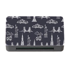 New York City Nyc Pattern Memory Card Reader With Cf by uniart180623