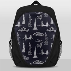 New York City Nyc Pattern Backpack Bag by uniart180623