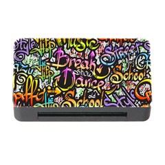 Graffiti-word-seamless-pattern Memory Card Reader With Cf by uniart180623