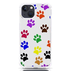 Pawprints-paw-prints-paw-animal Iphone 13 Tpu Uv Print Case by uniart180623