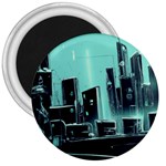 Buildings City Urban Destruction Background 3  Magnets Front