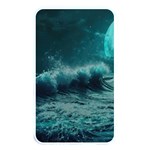 Waves Ocean Sea Tsunami Nautical Blue Sea Art Memory Card Reader (Rectangular) Front