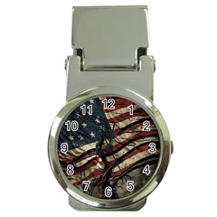 Flag Usa American Flag Money Clip Watches by uniart180623