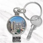 Building Sea Architecture Marina Nail Clippers Key Chain Front