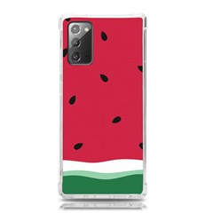 Minimalist Summer Watermelon Wallpaper Samsung Galaxy Note 20 Tpu Uv Case by Ravend