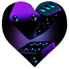 3d Ludo Game,gambling Wooden Puzzle Heart by Bangk1t