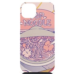 Ramen Kawaii Aesthetic Pink Iphone 14 Plus Black Uv Print Case by Bangk1t