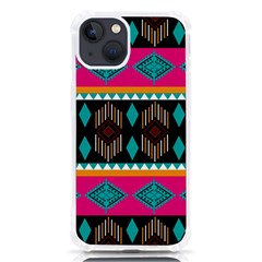 Abstract Art Pattern Design Vintage Iphone 13 Tpu Uv Print Case by Ravend
