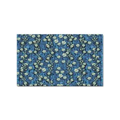 Lotus Bloom In The Calm Sea Of Beautiful Waterlilies Sticker Rectangular (100 Pack) by pepitasart