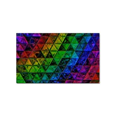 Pride Glass Sticker Rectangular (100 Pack) by MRNStudios