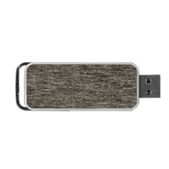 Gray Digital Fabric Vintage Portable Usb Flash (two Sides) by ConteMonfrey