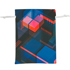 Minimalist Abstract Shaping Abstract Digital Art Minimalism Lightweight Drawstring Pouch (xl) by uniart180623